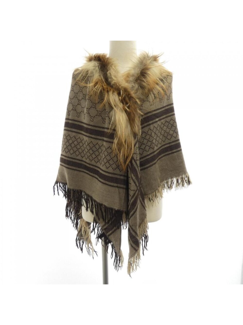 Gucci Shawl Scarf Brown